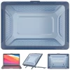 Чехол Upex Cyber Hexagon для MacBook Air M2 13.6 (2022) Ice/Blue (UP2386)