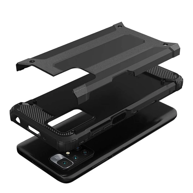 Чохол HRT Hybrid Armor для Xiaomi Redmi 10 Black (9145576242094)