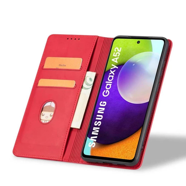 Чохол-книжка HRT Magnet Fancy Case для Samsung Galaxy A52 5G Red (9145576249734)