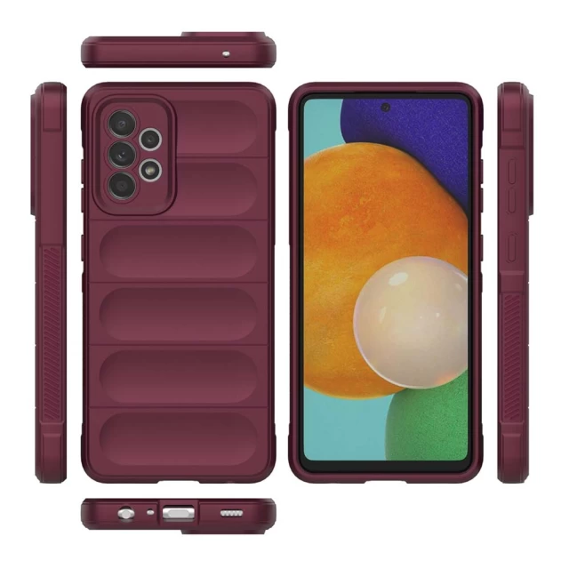 Чехол HRT Magic Shield Case для Samsung Galaxy A12 Burgundy (9145576258668)