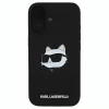 Чехол Karl Lagerfeld Silicone Choupette Head для iPhone 16 Black with MagSafe (KLHMP16SSCHPPLK)