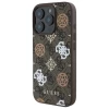 Чохол Guess Peony On 4G Background для iPhone 16 Pro Brown with MagSafe (GUHMP16LP4PWPW)