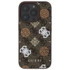 Чохол Guess Peony On 4G Background для iPhone 16 Pro Brown with MagSafe (GUHMP16LP4PWPW)