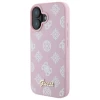 Чехол Guess Peony Script для iPhone 16 Pink with MagSafe (GUHMP16SPGPYSP)