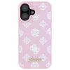 Чехол Guess Peony Script для iPhone 16 Pink with MagSafe (GUHMP16SPGPYSP)