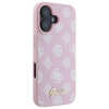 Чехол Guess Peony Script для iPhone 16 Pink with MagSafe (GUHMP16SPGPYSP)