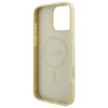 Чохол Guess Saffiano Peony Classic Logo для iPhone 16 Pro Max Gold with MagSafe (GUHMP16XPSAPSMED)