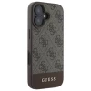 Чохол Guess 4G Stripe Collection для iPhone 16 Plus Brown (GUHCP16MG4GLBR)