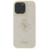 Чехол Guess Glitter Script Big 4G для iPhone 16 Pro Max Gold (GUHCP16XHG4SGD)