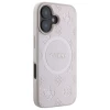 Чохол Guess Saffiano Peony Classic Logo для iPhone 16 Pink with MagSafe (GUHMP16SPSAPSMEP)