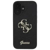 Чохол Guess Glitter Script Big 4G для iPhone 16 Plus Black (GUHCP16MHG4SGK)