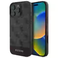 Чехол Guess 4G Stripe Collection для iPhone 16 Pro Brown (GUHCP16LG4GLBR)