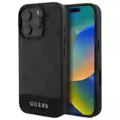 Чехол Guess 4G Stripe Collection для iPhone 16 Pro Max Grey (GUHCP16XG4GLGR)