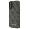 Чехол Guess 4G Metal Gold Logo для iPhone 16 Brown (GUHCP16SG4GFBR)