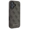 Чехол Guess 4G Metal Gold Logo для iPhone 16 Brown (GUHCP16SG4GFBR)