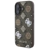 Чохол Guess Peony On 4G Background для iPhone 16 Brown with MagSafe (GUHMP16SP4PWPW)