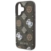 Чехол Guess Peony On 4G Background для iPhone 16 Brown with MagSafe (GUHMP16SP4PWPW)