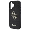 Чехол Guess Glitter Script Big 4G для iPhone 16 Black (GUHCP16SHG4SGK)