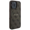 Чохол Guess 4G Collection Leather Metal Logo для iPhone 16 Pro Max Brown with MagSafe (GUHMP16XG4GFRW)