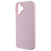 Чохол Guess Grained Gold Ring для iPhone 16 Plus Pink with MagSafe (GUHMP16MPGHSMMP)