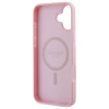 Чохол Guess Grained Gold Ring для iPhone 16 Plus Pink with MagSafe (GUHMP16MPGHSMMP)