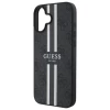 Чохол Guess 4G Printed Stripes для iPhone 16 Plus Black with MagSafe (GUHMP16MP4RPSK)