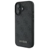 Чехол Guess 4G Metal Gold Logo для iPhone 16 Plus Black (GUHCP16MG4GFGR)