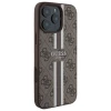 Чохол Guess 4G Printed Stripes для iPhone 16 Pro Max Brown with MagSafe (GUHMP16XP4RPSW)