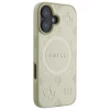 Чехол Guess Saffiano Peony Classic Logo для iPhone 16 Gold with MagSafe (GUHMP16SPSAPSMED)