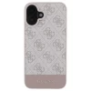 Чохол Guess 4G Stripe Collection для iPhone 16 Plus Pink (GUHCP16MG4GLPI)