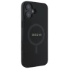 Чохол Guess Saffiano для iPhone 16 Plus Black with MagSafe (GUHMP16MPSAHMCK)