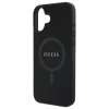 Чехол Guess Saffiano для iPhone 16 Plus Black with MagSafe (GUHMP16MPSAHMCK)