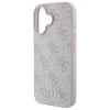 Чохол Guess 4G Metal Gold Logo для iPhone 16 Pink (GUHCP16SG4GFPI)