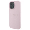 Чохол Guess Grained Gold Ring для iPhone 15 Pro Max Pink with MagSafe (GUHMP15XPGHSMMP)