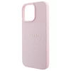 Чехол Guess Grained Gold Ring для iPhone 15 Pro Max Pink with MagSafe (GUHMP15XPGHSMMP)