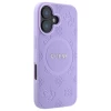 Чохол Guess Saffiano Peony Classic Logo для iPhone 16 Purple with MagSafe (GUHMP16SPSAPSMEU)