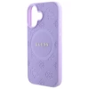 Чохол Guess Saffiano Peony Classic Logo для iPhone 16 Purple with MagSafe (GUHMP16SPSAPSMEU)