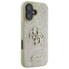 Чехол Guess Glitter Script Big 4G для iPhone 16 Gold (GUHCP16SHG4SGD)