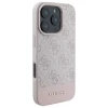 Чохол Guess 4G Stripe Collection для iPhone 16 Pro Max Pink (GUHCP16XG4GLPI)