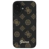 Чехол Guess Peony Script для iPhone 16 Plus Black with MagSafe (GUHMP16MPGPYSK)