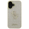 Чехол Guess Glitter Script Big 4G для iPhone 16 Plus Gold (GUHCP16MHG4SGD)