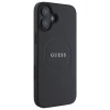 Чохол Guess Grained Gold Ring для iPhone 16 Plus Black with MagSafe (GUHMP16MPGHSMMK)