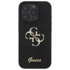 Чехол Guess Glitter Script Big 4G для iPhone 16 Pro Black (GUHCP16LHG4SGK)