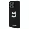 Чехол Karl Lagerfeld Silicone Choupette Head для iPhone 16 Pro Black with MagSafe (KLHMP16LSCHPPLK)