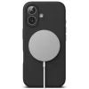 Чехол Ringke Silicone Magnetic для iPhone 16 Black with MagSafe (8800274960572)