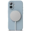 Чехол Ringke Silicone Magnetic для iPhone 16 Blue with MagSafe (8800274960619)