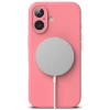 Чехол Ringke Silicone Magnetic для iPhone 16 Pink with MagSafe (8800274960657)