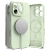 Чохол Ringke Silicone Magnetic для iPhone 16 Pro Max Soft Mint with MagSafe (8809961789687)