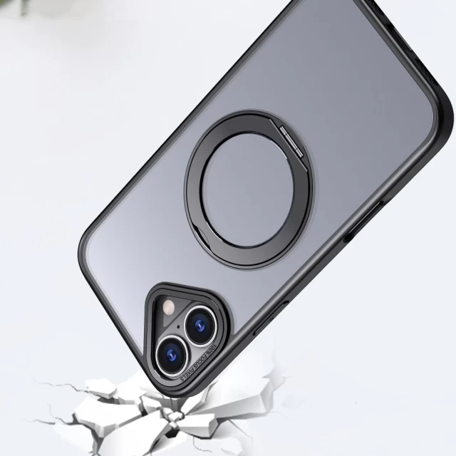 Чехол Tech-Protect MagRing для iPhone 16 Matte Black with MagSafe (5906302311545)