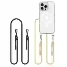 Чехол Tech-Protect Flexair Chain для iPhone 16 Pro Max Black Taupe with MagSafe (5906302311736)